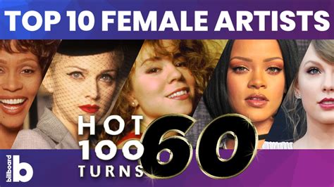 Billboard Hot 100 Top 10 Female Artists of All Time Countdown!