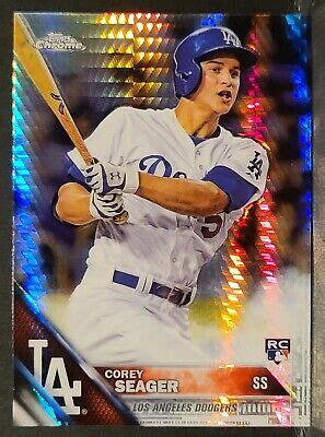 2016 Topps Chrome Prism Refractor Corey Seager 150 RC EBay