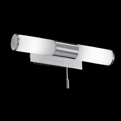 Franklite Chrome And Frosted Glass Bathroom Wall Light Id 2358 Ex Di London Lighting Limited