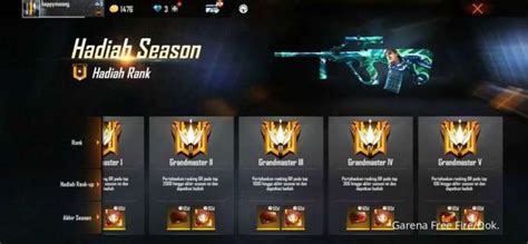 Daftar Urutan Rank Free Fire Free Fire Max Dari Bronze Hingga