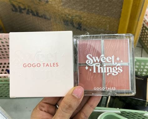 GOGO TALES Bảng Má Hồng 4 Màu Soft Mist Naked Feeling Blush