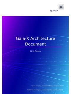 Gaia X Architecture Document Gaia X Architecture Document Pdf PDF4PRO