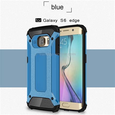 For Galaxy S Edge G Tough Armor Tpu Pc Combination Case Blue