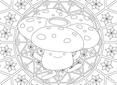 Coloriage Mandala Pokemon Yanma télécharger et imprimer gratuit sur