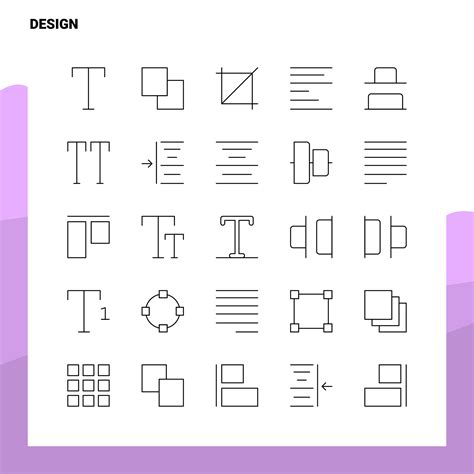 set  design  icon set  icons vector minimalism style design