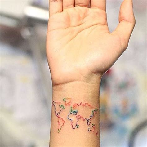 Attention Travelers These 100 Map Tattoos Will Give You Major Wanderlust Map Tattoos World