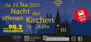 Ökumenische Pfingstvesper Nacht der offenen Kirchen im Radio