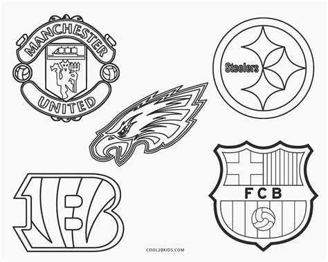 Football Logos Coloring Pages - Coloring Home