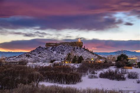 Castle Rock Colorado Winter Landscape Photos 2019