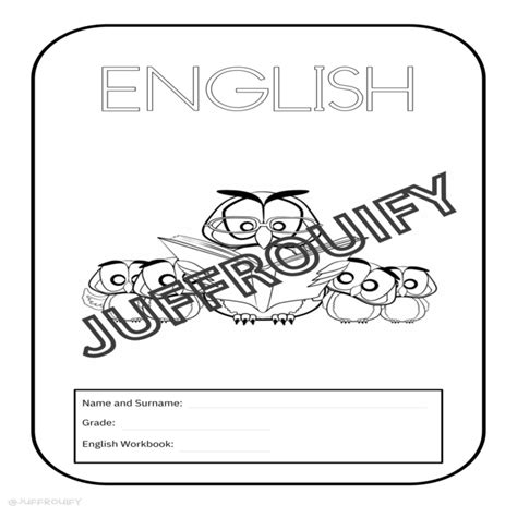 English Cover Page • Teacha