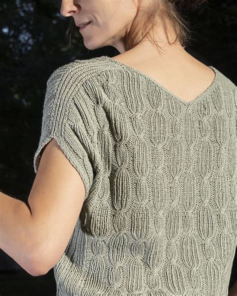 Drifting Wave Tee Pattern By Aneta Bleyer Jumper Knitting Pattern