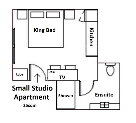 Tutustu Imagen Studio Apartment Floor Plans Abzlocal Fi