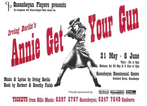 1998 – Annie Get Your Gun – Queanbeyan Players