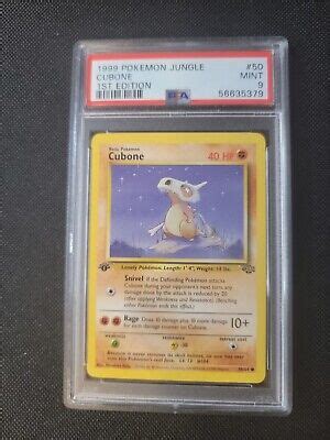 Pokemon Jungle Cubone St Edition Psa Wotc Ebay