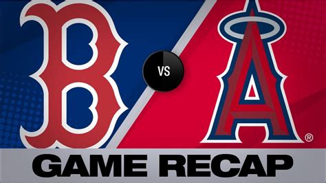 Angels Score 7 In 8th To Surge Past Red Sox Red Sox Angels Game