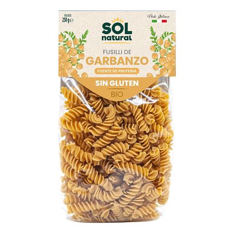 Sol Natural Organic Chickpea Fusilli Gluten Free 300g