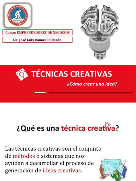 Pdf Tecnicas Creativas Como Generar Una Idea Pdf Dokumen Tips