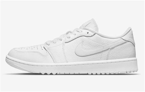 Air Jordan 1 Low Golf Triple White DD9315 101 Release Date SBD