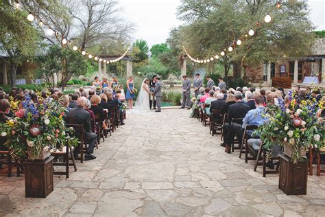 Lady Bird Johnson Wildflower Center Courtyard Ceremony