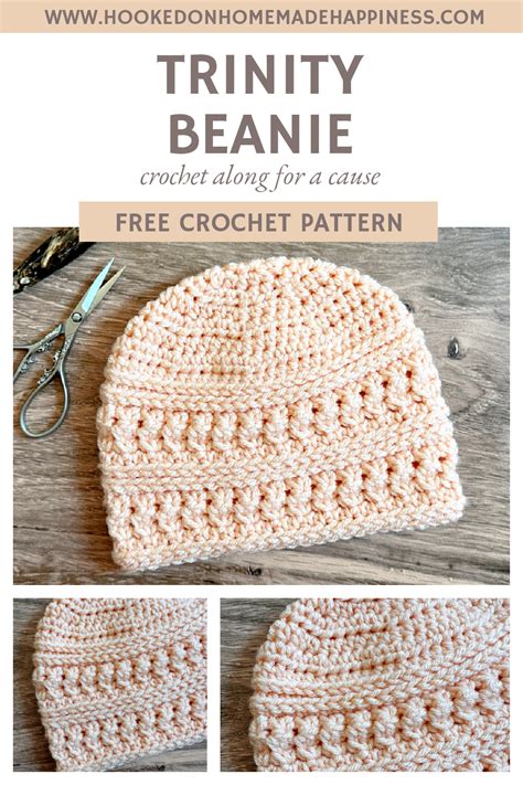 Trinity Beanie Crochet Pattern Hooked On Homemade Happiness