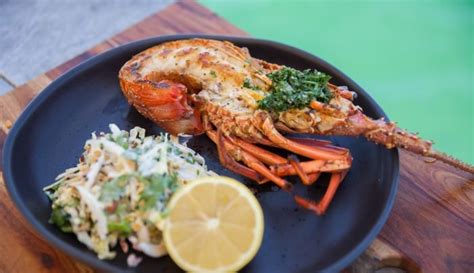 Western Rock Lobster With Herby Garlic Butter — Good Chef Bad Chef