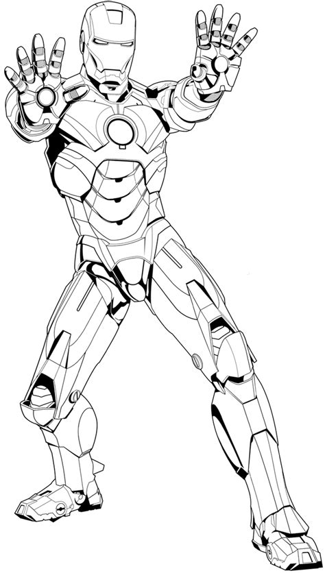 Iron Man Mark 1 Coloring Pages