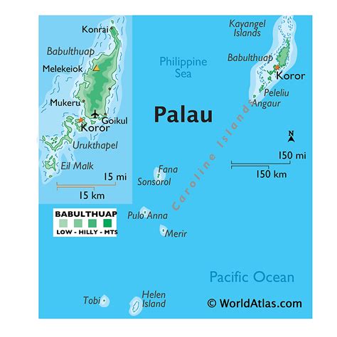 Palau Maps And Facts World Atlas