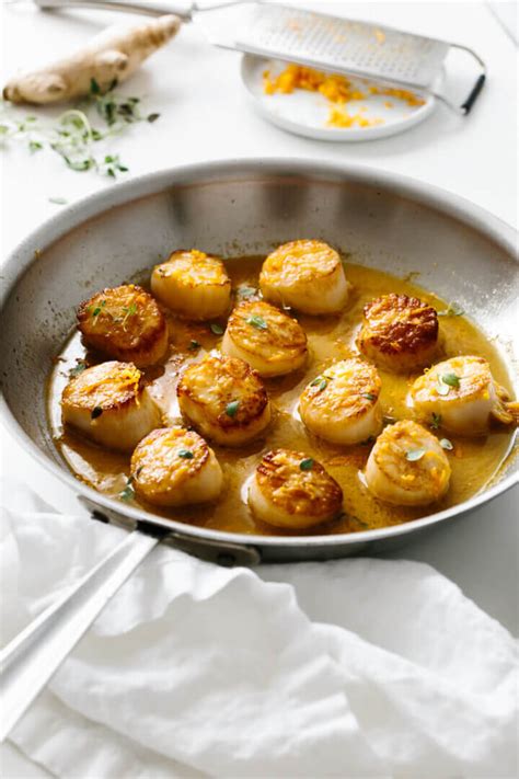 Scallops With Citrus Ginger Sauce