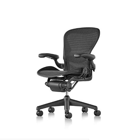 Herman Miller Aeron Chair, Size B, All Features, Fully Adjustable Arms ...