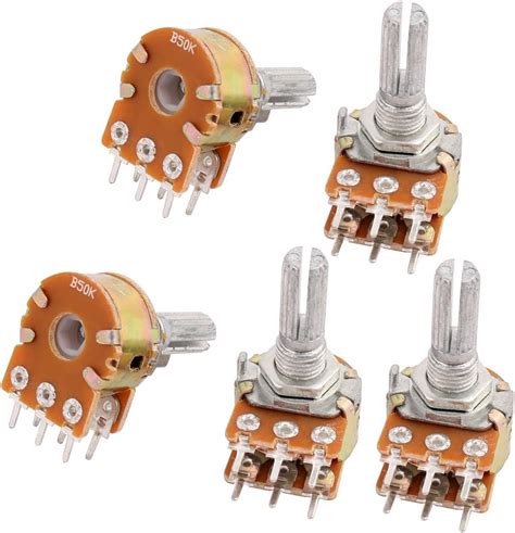 Amazon Aexit Pcs Variable Resistors B K K Ohm Pins Split