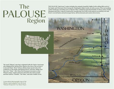 Palouse Region Map