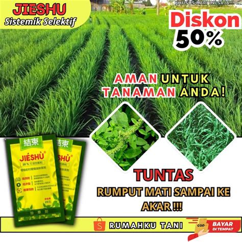 Jual JIESHU HERBISIDA SISTEMIK RACUN RUMPUT SELEKTIF JIESHU PURNA