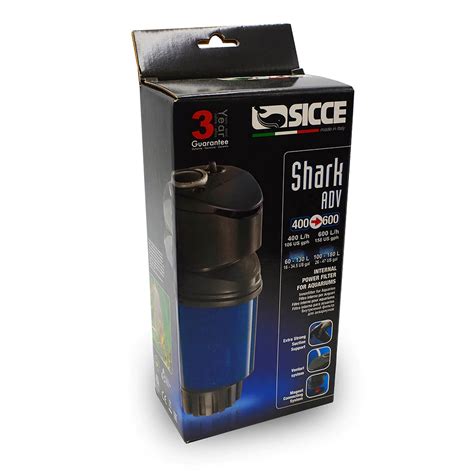 Sicce Shark ADV 600 Internal Filter 158 Gal Hr Petco