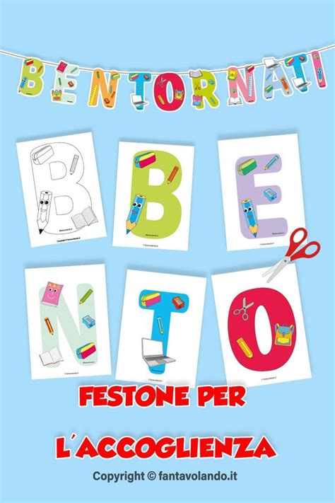 Festone Con La Scritta Bentornati Attivit Per Bambini Idee Fai Da