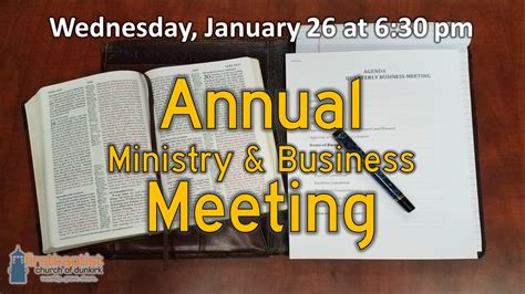 Annual Church Business Meeting