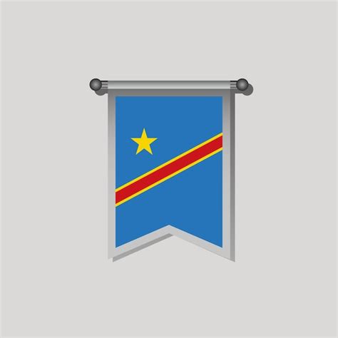 Premium Vector Democratic Republic Of The Congo Flag