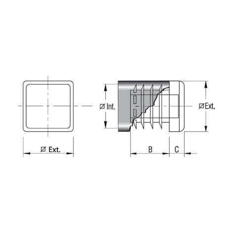 Embout Ailettes Tube Carr