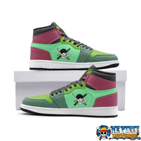 Roronoa Zoro Jordan Shoes One Piece Custom Shoes One Piece Universe