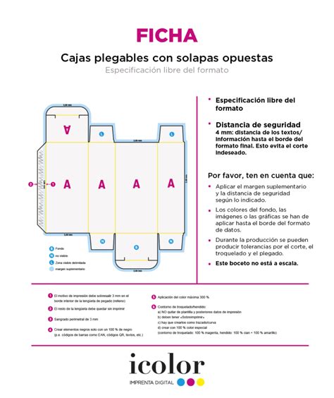 Caja Plegable Con Solapa Imprenta Digital Y De Gran Formato