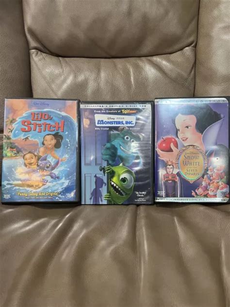 Lilo Stitch Dvds Lot Disney Stitch The Movie Big Wave Edition