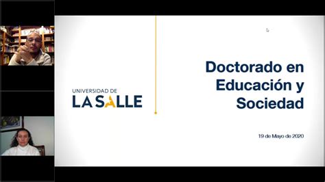 Doctorado en Educación y Sociedad YouTube