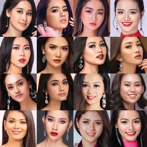 Miss Universe Myanmar 2020 Top 16 delegates announced