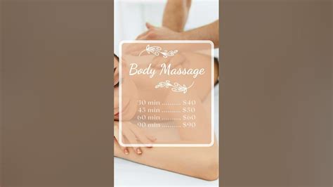 Price List Shangri La Wellness Gta Asian Massage Spa Youtube