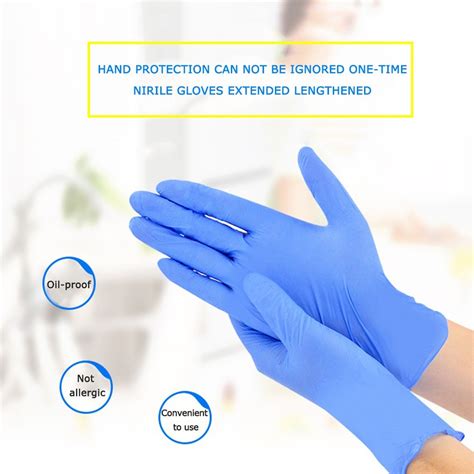 Disposable Nitrile Gloves Safeguard Gloves Convenient Nitrile Gloves