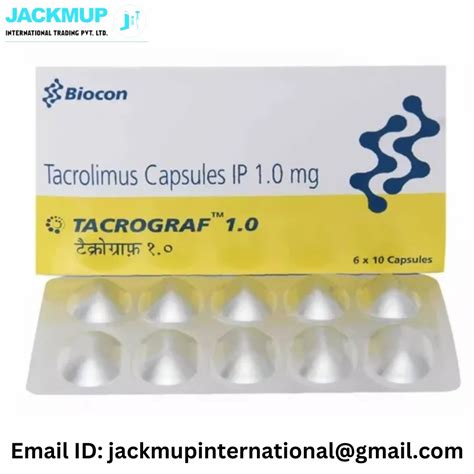 Tacrograf Tacrolimus Capsules Ip Mg Mg Biocon At Rs Stripe