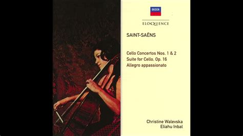 Saint Saëns Cello Concerto No 2 in D minor op 119 Christine