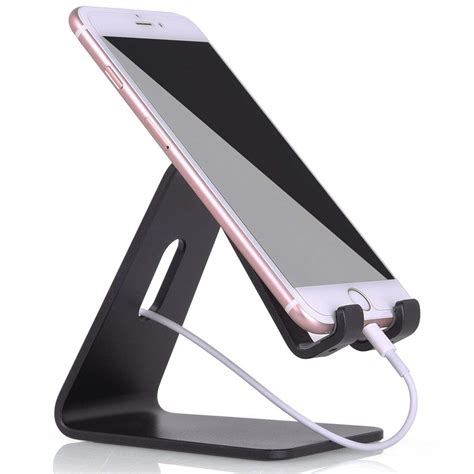 Desktop Cell Phone Stand Portable Aluminum Smartphone Holder Cellphone