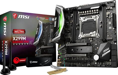 Msi Performance Gaming Intel X Lga Ddr Usb Sli Micro Atx