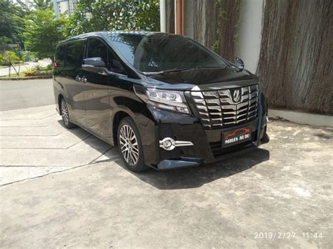 Toyota Alphard Sc 25 At Cbu 2017