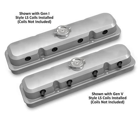 Holley Pc Ls Pontiac Style Valve Covers Natural Finish